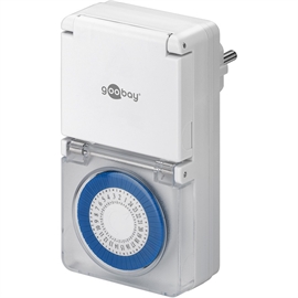 Goobay Automatisk På og Av m. Analog Timer IP44