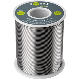 Goobay Blyfritt loddetinn 1,0 mm 500 g med flukskjerne