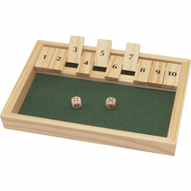 Klaffespill i Tre med To Terninger for 1 - 4 Spillere