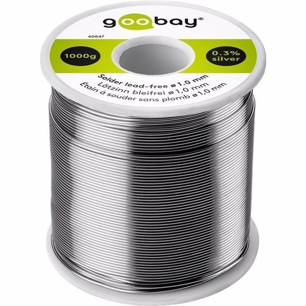 Loddelodd Blyfri 1000 g. ledning. Ø 1,0mm