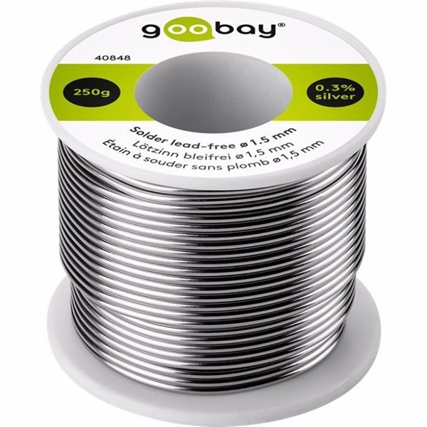 Loddelodd Blyfri 250 g. ledning. Ø 1,5 mm