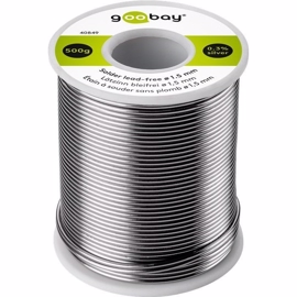 Loddelodd Blyfri 500 g. ledning. Ø 1,5 mm