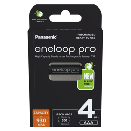 Panasonic Eneloop Pro LR03 / AAA Oppladbare batterier 930 mAh