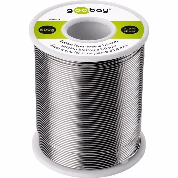 Loddelodd Blyfri 500 g. ledning. Ø 1,0mm