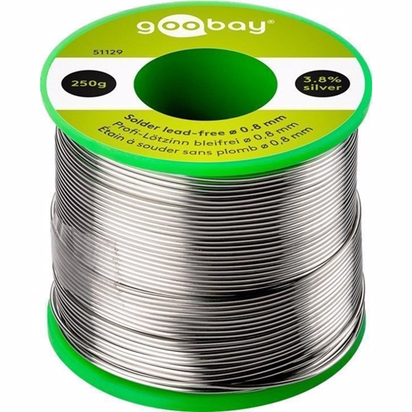 Loddelodd Blyfri 250 g. ledning. Ø 0,8 mm