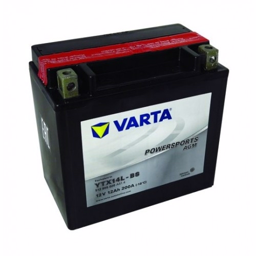 Varta Powersports 512 905 020 batteri 12 volt 12Ah (+pol til høyre)