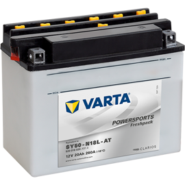 Varta 520 016 020 MC batteri 12 volt 20Ah (+pol til høyre)