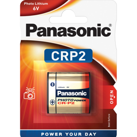 Panasonic CR-P2 Lithium foto-batteri 6 volt