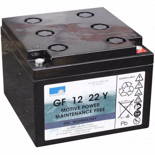 Sonnenschein GF12 022Y 22Ah GEL batteri