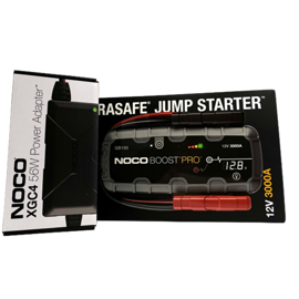 Noco Genius GB150 Boost Pro Jumpstarter 3000A + XGC4 lader