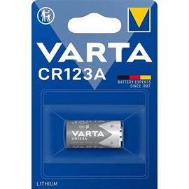 CR123A Varta 3v Lithium fotobatteri