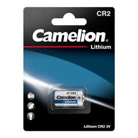 Camelion CR2 3V Lithiumbatteri til foto / alarm