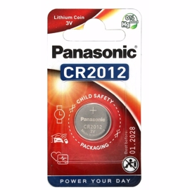 CR2012 Panasonic knappcellebatteri