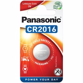 CR2016 Panasonic 3V Lithiumbatteri