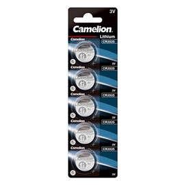 CR2025 Camelion 3V Lithiumbatterier 5-pakke