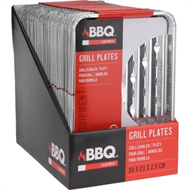 4 grillbrett i aluminium 