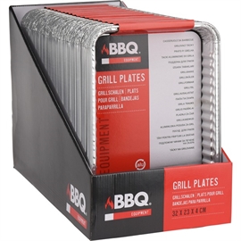 5 stk Grillbrett i aluminium 