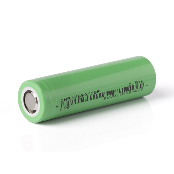 EVE INR18650-25P 3,6 Volt Li-Ion-batteri 2500mAh