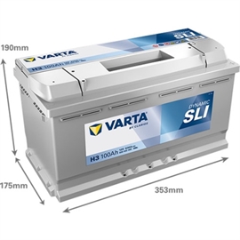 Varta  H3 Bilbatteri 12V 100Ah 600402083