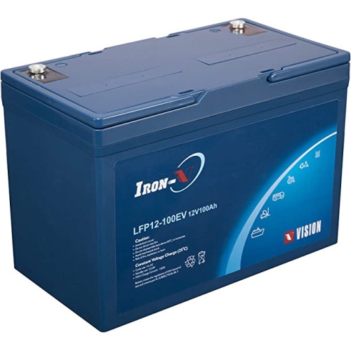 Vision litiumbatteri 12V/100Ah (Bluetooth + HEAT)