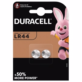Duracell LR44 / AG13 1,5V Alkaline batterier (2 stk.)