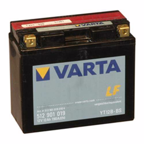 Varta 512 901 019  MC batteri 12 volt 10Ah (+pol til venstre)