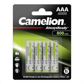 Camelion Always Ready LR03 / AAA Oppladbare batterier 800 mAh