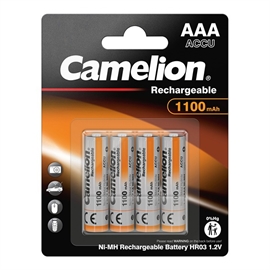 Camelion LR03 / AAA Oppladbare batterier 1100 mAh