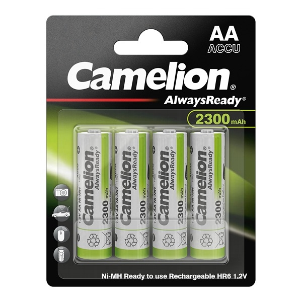 Camelion Always ready LR06 / AA Oppladbare batterier 2300 mAh