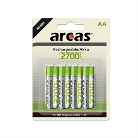 Arcas LR06/AA Oppladbare batterier 2700 mAh