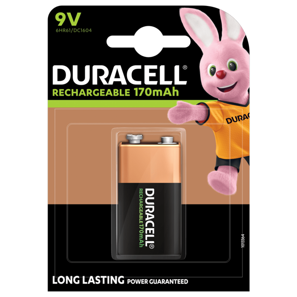 Duracell Oppladbart 9V batteri 170 mAh