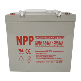 NPP Power Mobilitetsskuter/Kjørestol batteri 12 volt 55Ah 