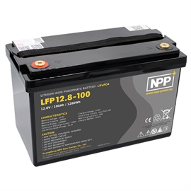 NPP Power Lithium-batteri 12V/100Ah (Bluetooth)