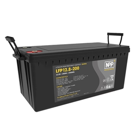 NPP Power litiumbatteri 12V/200Ah (Bluetooth)