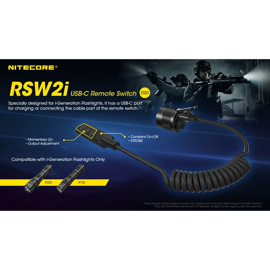Nitecore RSW2i USB-C fjernkontroll for i-generasjon