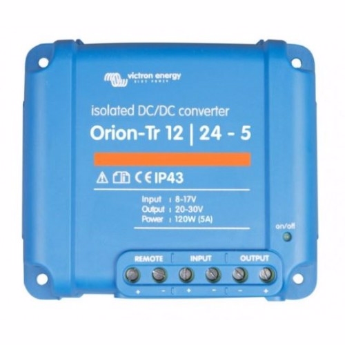 Victron Orion-TR-konverter 12v-24v 5A (DC/DC 24,2v)