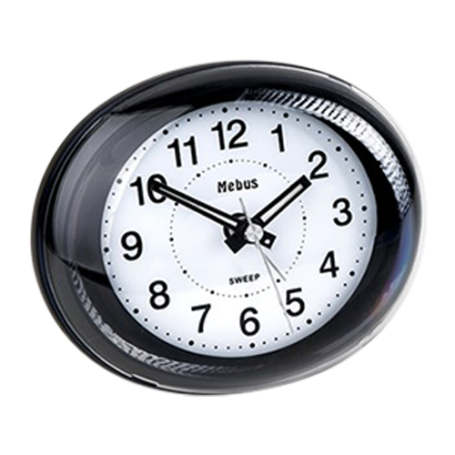 Vekkerklokke Sweep Movement Svart