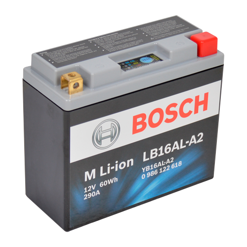 Bosch MC Lithiumbatteri LB16AL-A2 12volt 5Ah +pol til høyre