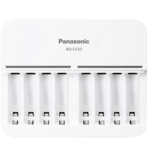 Panasonic Eneloop BQ-CC63 batterilader (8 AA/AAA batterier)