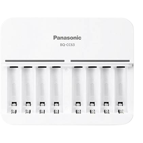 Panasonic Eneloop BQ-CC63E batterilader (8 AA/AAA batterier)