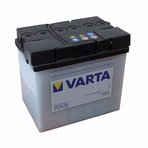 Varta  530 034 MC batteri 12 volt 30Ah (+pol til venstre)