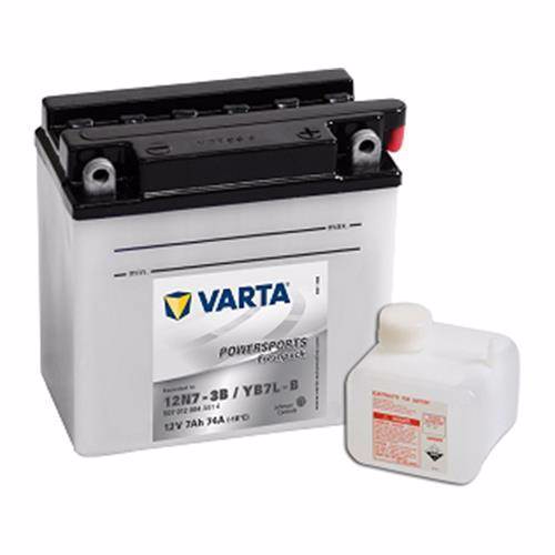 Varta 507 012 004 MC batteri 12 volt 7Ah (+pol til høyre)