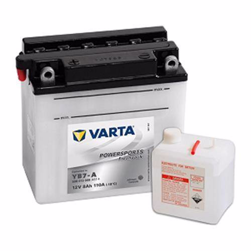 Varta 508 013 008 MC batteri 12 volt 8Ah (+pol til venstre)