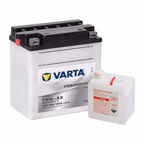 Varta 509 016 008 MC batteri 12 volt 9Ah (+pol til høyre)