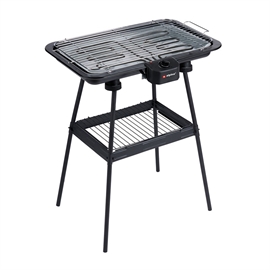 Alpina Elektrisk Grill 2-i-1 Bord- og Stående Elgrill 2200W, Svart