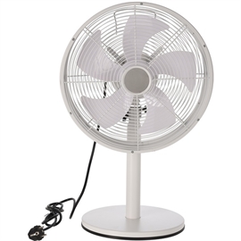 Bordvifte med horisontal oscillasjon, vifte Ø: 35 cm, hvit