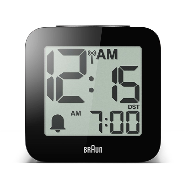 Braun BC25BP-DCF Radiostyrt digitalt talende vekketøy, svart