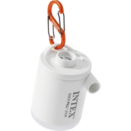 Intex Elektrisk luftpumpe med LED-lykt, oppladbar via USB-C