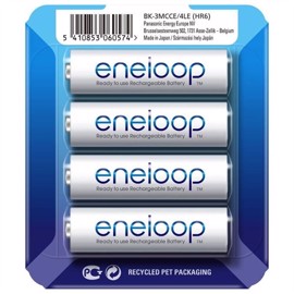 Panasonic Eneloop LR03 / AAA Oppladbare batterier 750 mAh 