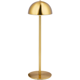 Grundig Trådløs Bordlampe med Touch 32 cm - Gullfarge lampe med rundt hode